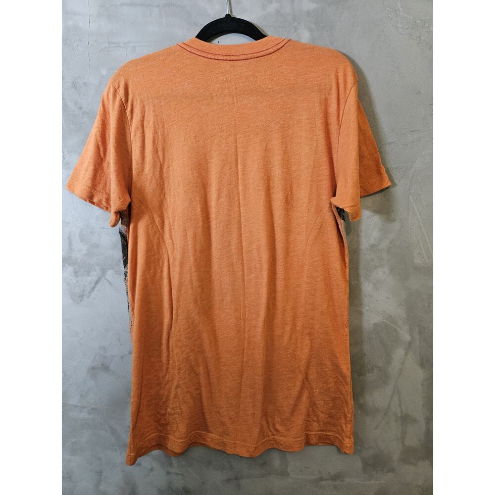 RVCA Men’s Orange Octopus Graphic Logo Crew Neck Short Sleeve T-Shirt size M - Picture 4 of 6